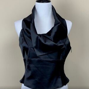Emporio Armani | Sleeveless Blouse, Black, Sz 10, running small